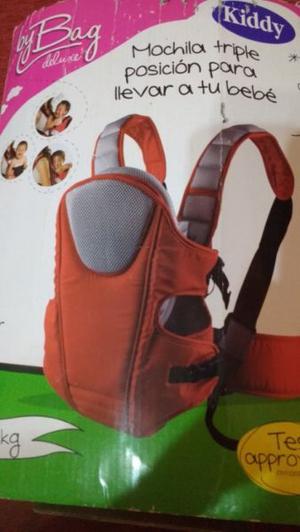 Mochila porta bebé kiddy