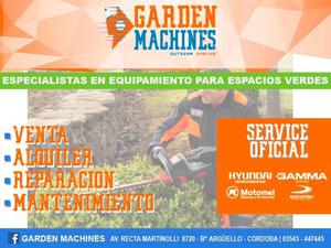 equipamientos para jardineria