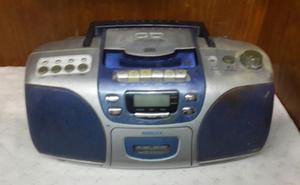 radio grabador noblex usado con display.