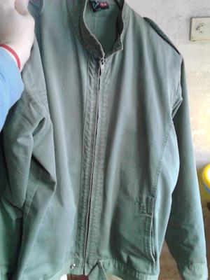 Campera gabardina verde