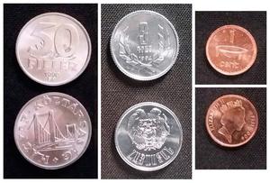 Lote x3 monedas EUROPA, OCEANÍA, EURASIA $ 60