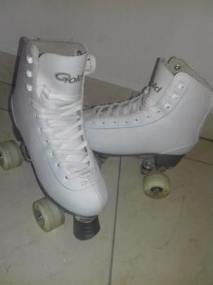 Patines Profesionales Blancos talle 38