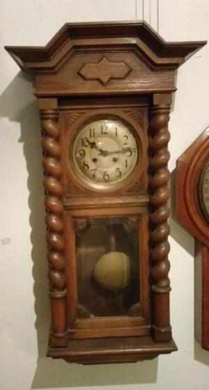 RELOJ DE PARED ALEMÁN GUSTAV BECKER IMPONENTE ESCUCHO