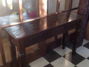 VENDO MUEBLE AUXILIAR MADERA.