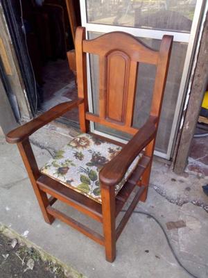 sillon silla cabecero de algarrobo