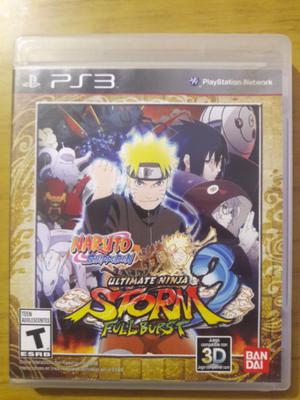 Naruto Shippuden Ultimate Ninja Storm 3 Full Burst Ps3