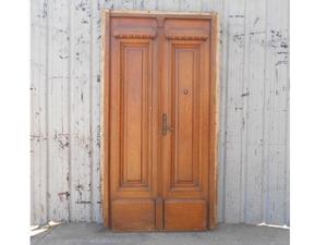 Puerta de frente original de madera roble ciega (129x242cm)