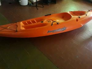 Kayak nuevo remo y salvavidas