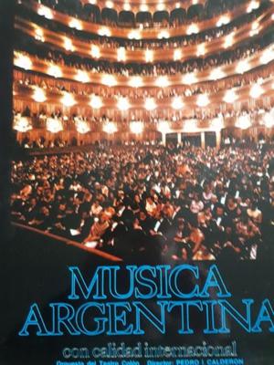 Musica Argentina Orquesta Estable Teatro Colón Vinilo