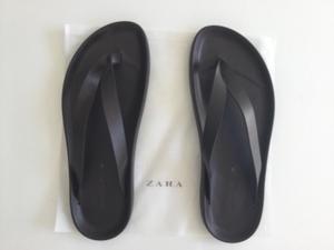 Sandalias De Cuero Hombre Zara España Originales Talle 43