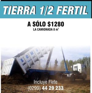 Vendo Tierra 1/2 Fértil $ m3