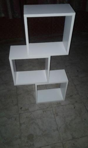 3 cubos en melamina blanca nuevos 30x,envio