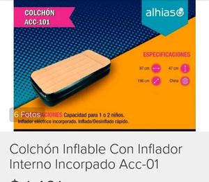 Colchones inflables eléctrico con inflador incorporados