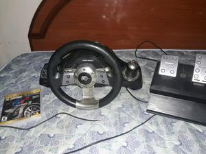 Volante level up + Gran Turismo 5 + Joystick Pc usb