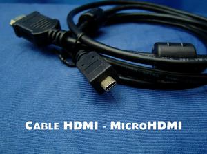 cable hdmi a micro hdmi con filtro 1.80m - villa del parque