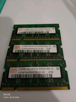 3 Memorias DDR2