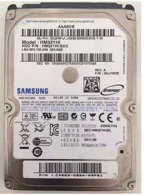 DISCO RIGIDO 320 GB SAMSUNG SATA PARA NOTEBOOK - NO PERMUTA