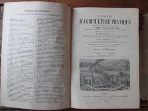 Libro antiguo - Journal d'Agriculture Pratique