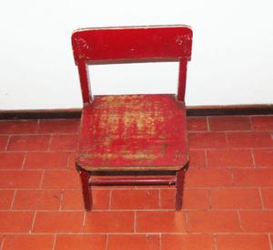 SILLA INFANTIL DE MADERA