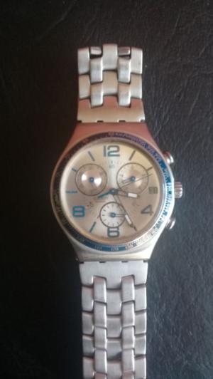 liquido reloj swatch irony aluminium