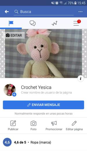 Mi facebook yesica crochet