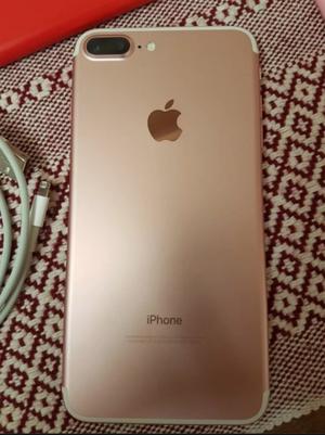 Iphone 7 plus rose gold 256gb. Usado