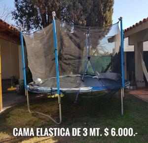 vendo cama elastica poco uso 3 mt