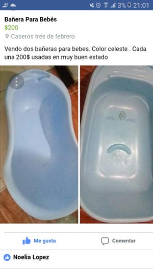 Bañera para bebe usada