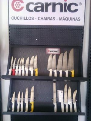 Cuchillos varios para carnicería