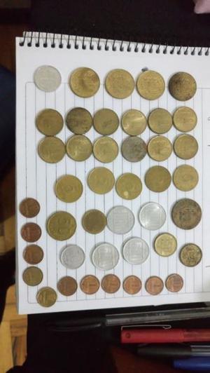 Lote de 43 monedas argentinas antiguas