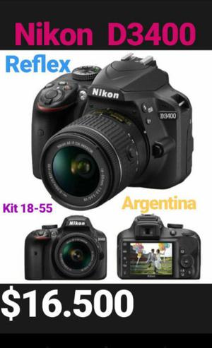 CAMARA REFLEX NIKON D KIT  NUEVAS CON GARANTIA