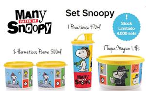 Set snoopy Tupperware