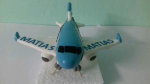 Adorno de torta avion