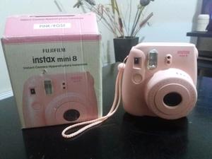 Camara instax mini 8 fujifilm pink rose