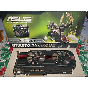 GTX 570 GFORCE ASUS DIRECT CU II EN CAJA