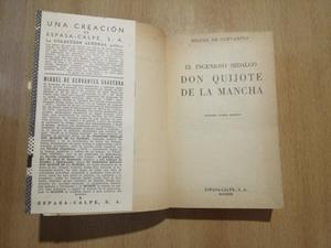 Libro Don Quijote de la Mancha