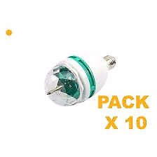 PACK X 10 LUCES BOLICHERAS GIRATORIAS NUEVAS! SE RETIRAN X