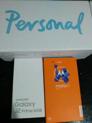 Celulares Samsung y Motorola