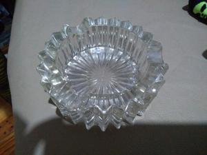 Cenicero cristal antiguo