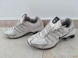 Zapatillas Shox Nike Hombre Blancas USADAS Resortes T42 US10