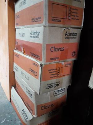 CLAVOS PUNTA PARIS ACINDAR BOLSAS X 1 KG LARGOS VARIOS