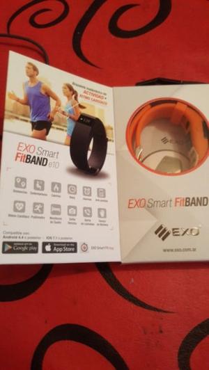 Pulsera Fitness Health Tracker Exo Fitband E10 Naranja NUEVA