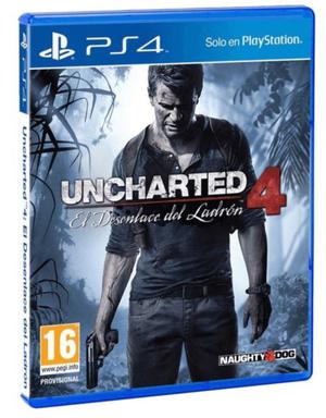 UNCHARTED 4 PS4 físico