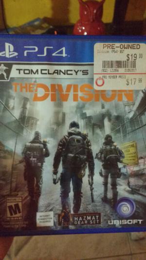 Juego The Division físico para PS4