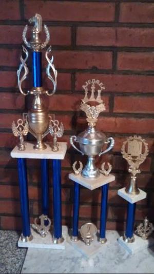 terna de copas y trofeos de ajedrez, otros deportes