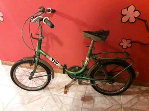 Bicicleta plegable antigüa rodado 16