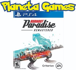 Burnout Paradise Remastered Playstation Ps4 Fisicos Caja