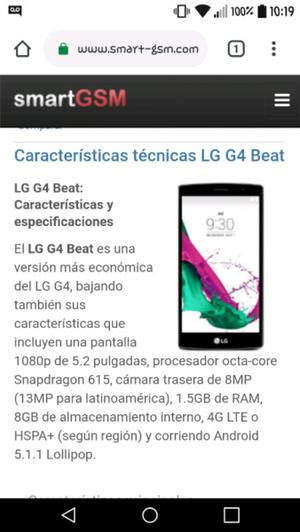 Lg G4 beat