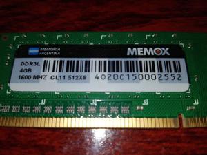 Memoria Ram Ddr3 4gb mhz