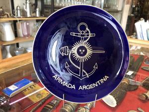 Plato De La Armada Argentina de porcelana Tsuji